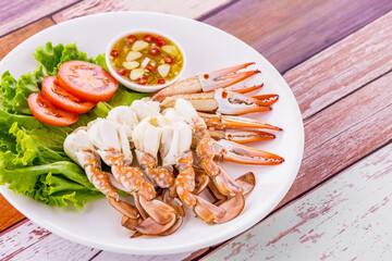 Steamed crabs favorite seafood
