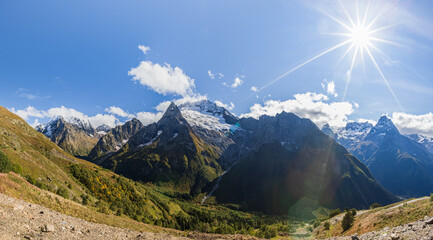 landscape in the mountains
