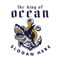 Logo King Of Shark Ocean 