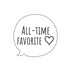 ''All-time favorite'' Quote Illustration