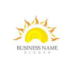 Sun Vector illustration Icon