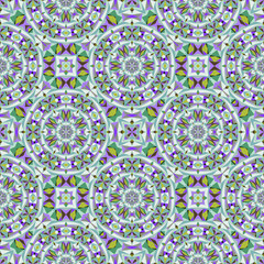 Geometric seamless pattern, ornament, abstract colorful background, vector texture.