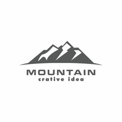 Fototapeta premium Mountain icon Logo Template Vector illustration design