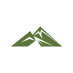 Mountain icon Logo Template Vector illustration design