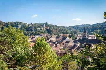 Fototapeta na wymiar Cité médiévale de Crémieu en Isère