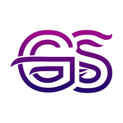 Creative GS logo icon design