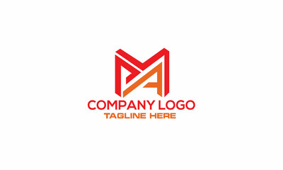 ma initial logo design