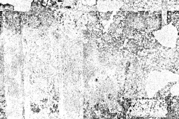 Old rustic grungy aged painted facade of rusty smudged daub. Rough grime edged wall. Wrinkled uneven plastering. Cracked chipped messy falling stucco.Dirty vintage flaking textured layer for 3D design