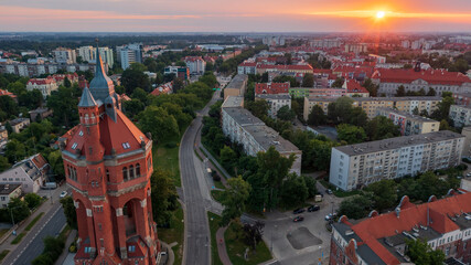 Wieża ciśnień, Borek, Krzyki, Wrocław, Polska, Poland