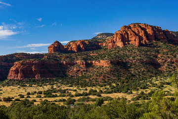 Sunny landscape of Sedona