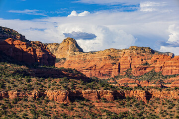 Sunny landscape of Sedona