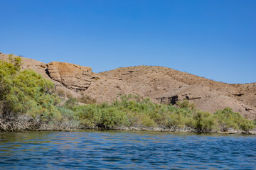Natural landscape of Lake Mead area