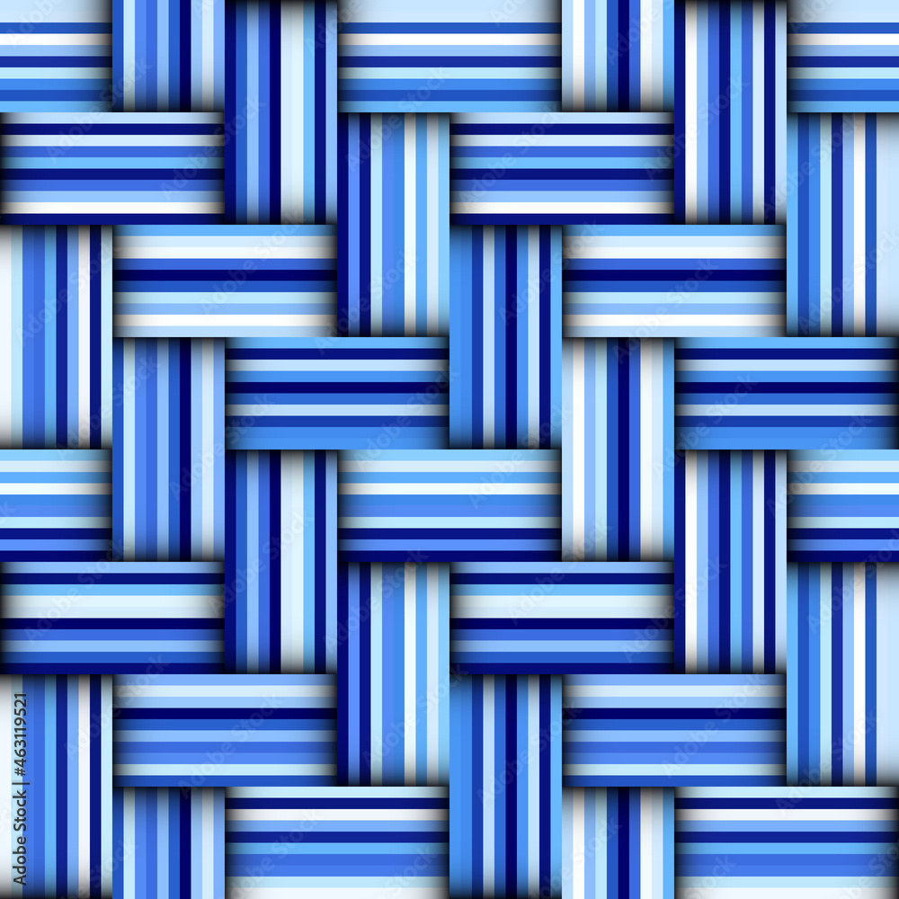 Fototapete Patchwork textile pattern. Seamless quilting design background.