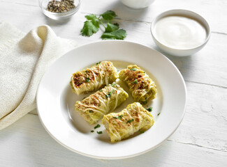 Stuffed cabbage rolls