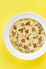 Creamy mushroom soup