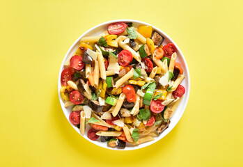 Ratatouille pasta salad