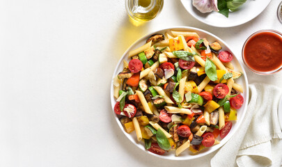 Ratatouille pasta salad