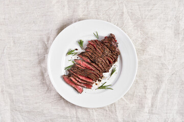Grilled beef steak