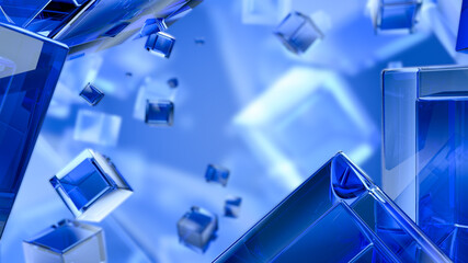 Blue broadcast background.abstract virtual screen background