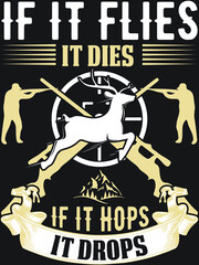 Hunting T-shirt design