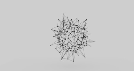 3d wireframe renders DOF