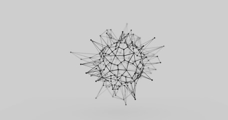 3d wireframe renders DOF