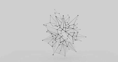 3d wireframe renders DOF