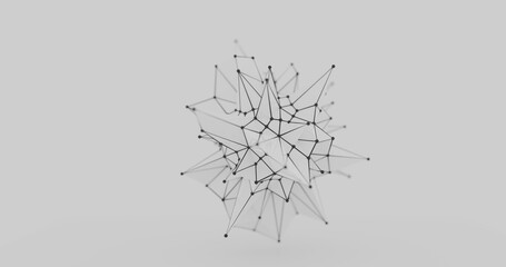 3d wireframe renders DOF