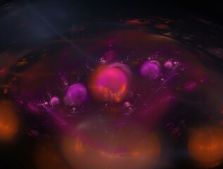 Imaginatory fractal abstract background Image