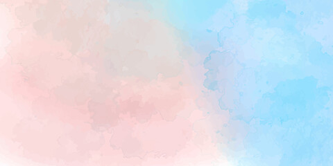 abstract watercolor background with watercolor splashes. abstract pastel watercolor texture painting background. Orange and blue watercolor background.