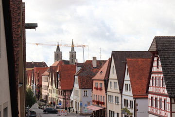 Fototapeta na wymiar Architektur in Rothenburg ob der Tauber. Rothenburg o.d. T.