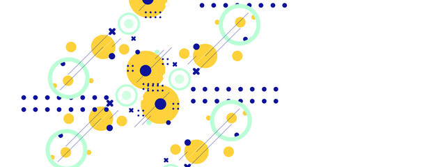 Abstract art background with elements vector. Painting texture decoration with art acrylic poster design.