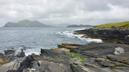 Tetrapod on Ring of Kerry Trail on Valentia Island in Ireland