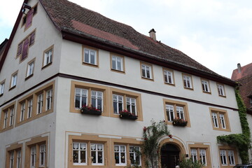 Architektur in Rothenburg ob der Tauber. Rothenburg o.d. T.