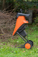 Branch and leaf shredder - electric garden tool