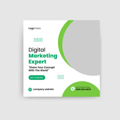 corporate social media post design template