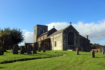 Fototapeta na wymiar St Bartholomew's Church, Aldbrough, East Riding of Yorkshire.