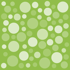green background with circles