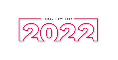 2022 Happy New Year. Happy New Year 2022 Background Template. Calendar header 2022 number on colorful abstract vector design. Happy New Year 2022 text design for Brochure design, card, banner.