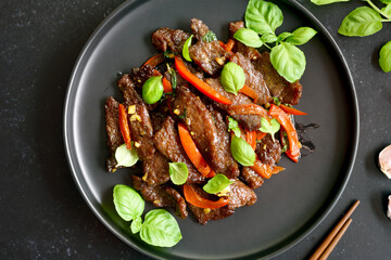 Thai beef stir-fry