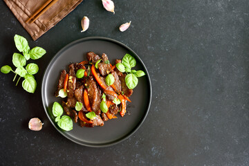 Thai beef stir-fry