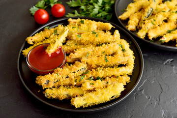 Fried zucchini sticks