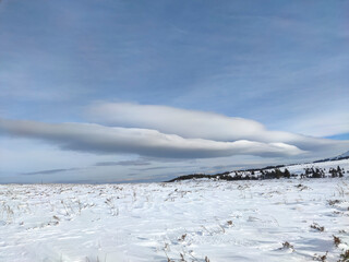 Amazing Winter panorama of Vitosha Mountain, Bulgaria