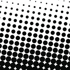 Black halftone background. Black polka dot. Halftone pattern. Modern Halftone Background, backdrop, texture, pattern. Vector illustration. Halftone Backdrop.