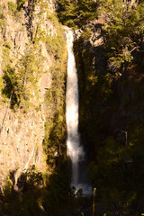 Fototapeta na wymiar Coa Co and Blanco Waterfall in Villa Traful