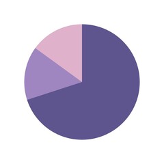 colorful pie chart vector illustration,circle diagram