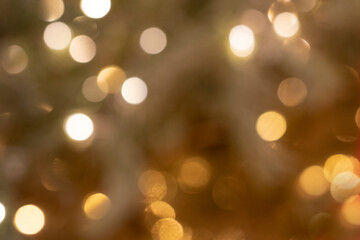 blurred christmas background with lights