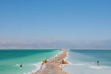 Dead sea Israel snd view 