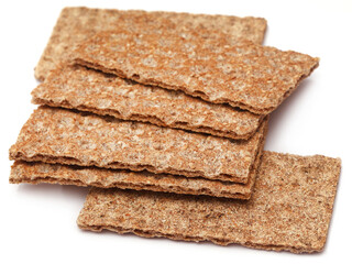Crispbread with sesame seeds