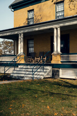 Fort Hancock. New Jersey, USA, attractions for tourists.